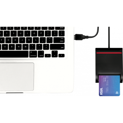 Logilink Lecteur de carte d’identité eID & Smartcard USB 2.0 - (CR0047)