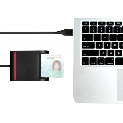 Logilink Lecteur de carte d’identité eID & Smartcard USB 2.0 - (CR0047)
